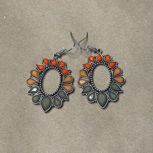 Elegant Multicolor Teardrop Earrings